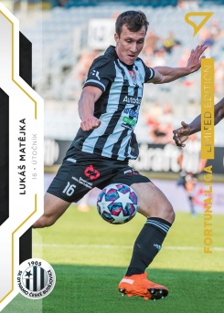 Lukas Matejka Ceske Budejovice SportZoo FORTUNA:LIGA 2020/21 Gold Limited /99 #180